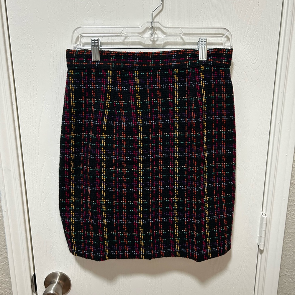 Rampage Vintage colorful plaid mini pencil skirt size 11 juniors